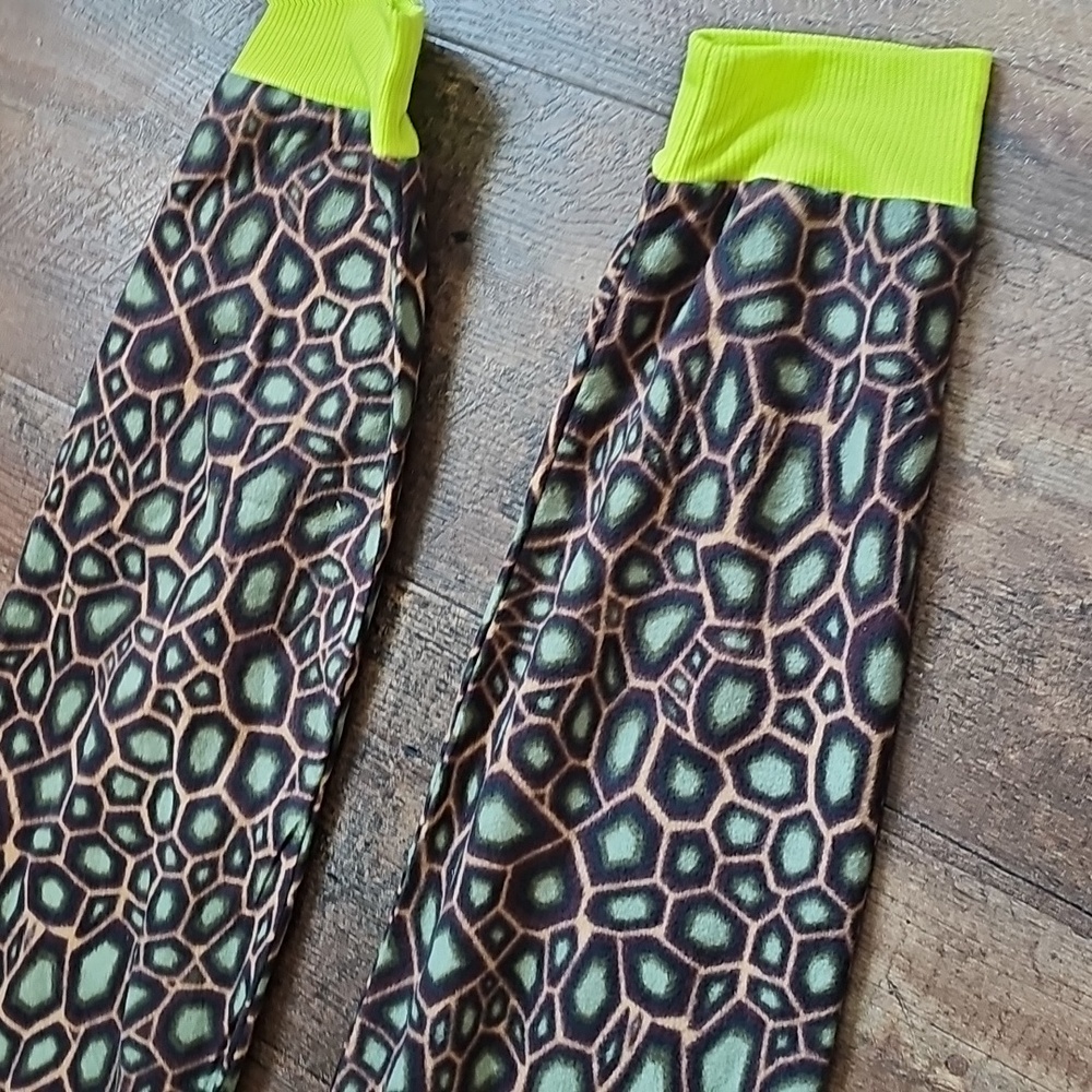 Cat & Jack Boy's Small Neon Accented Pajama One Piece Pajamas With Hood - Picture 5 of 8